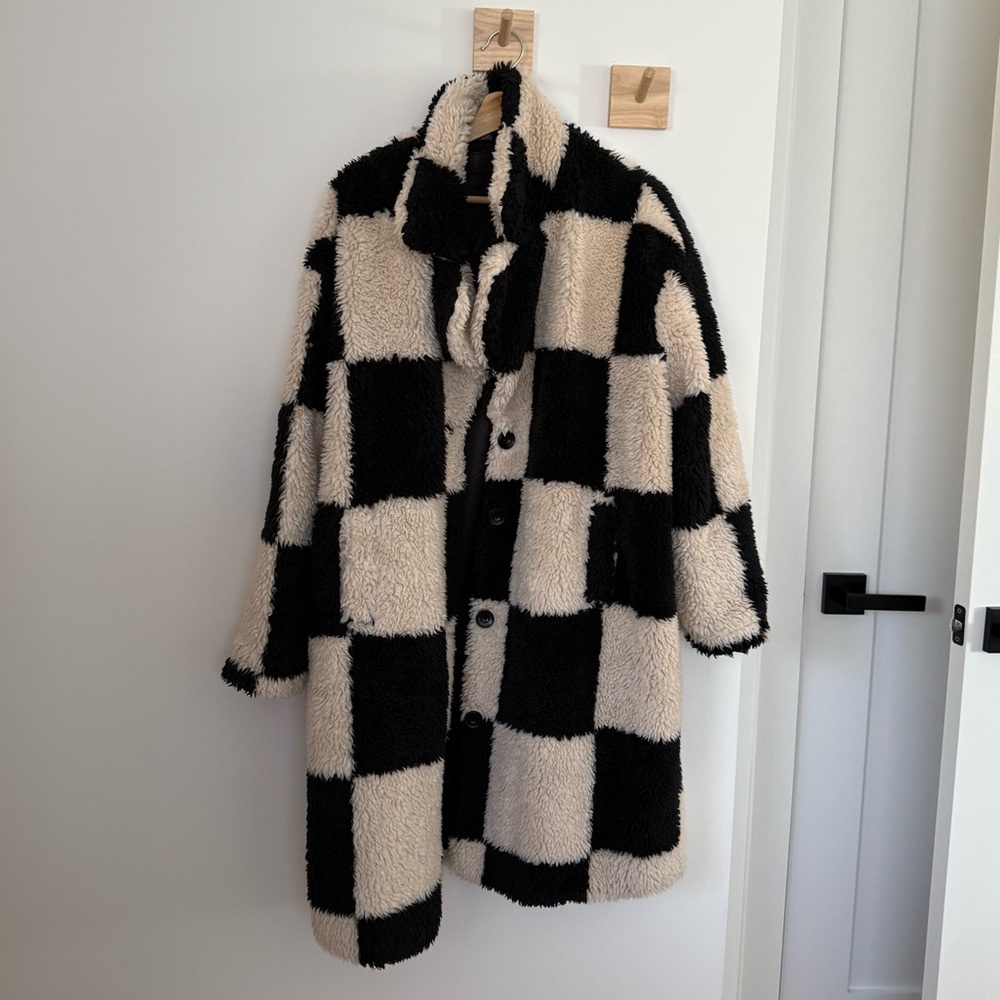 Anthropologie blank NYC checkered coat